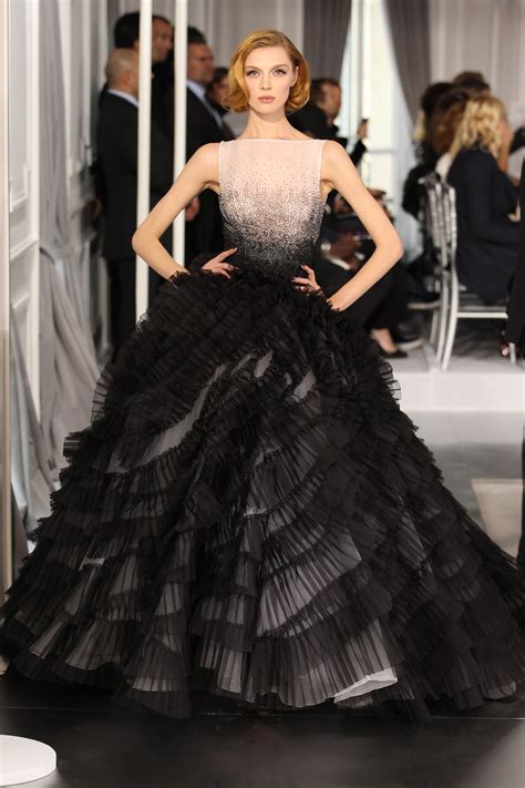 black dress dior